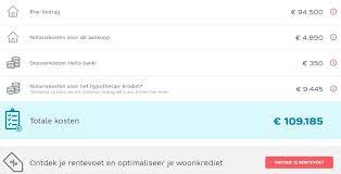hypothecaire lening berekenen