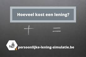 persoonlijke lening simulatie