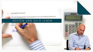 geld lenen berekenen